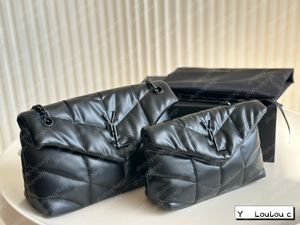 Elegant Women Chain Bag Black Soft Sheepskin Genuine Leather Handbag Ladies Fashion Single Shoulder Bag Designer Messenger Bags AAAAA