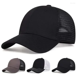 Ball Caps Unisex 8 linee sull'orlo del cappello Baseball Net Spring ed estate Cappelli casuali regolabili per estate