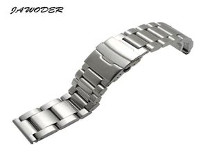 Jawoder watch -andsd watch 20 22 26 26 мм толщиной чистой сплошной сталь из нержавеющей стали.