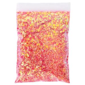 Verktyg 500g/väska nagelkonst holo blandad hexagon chunky nagel glitter glittrande diy dekorationer flingor skivor polering manikyr glitter cpd86