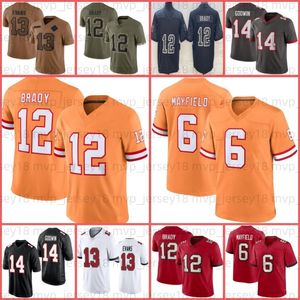 Tom Brady 6 Baker Mayfield Mike Evans Football Jersey Chris Godwin Devin White Rob Gronkowski Lavonte David Vita Vea Antoine Winfield Jr. Tristan Derrick Brooks