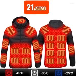 Jaktjackor Vintervärmejacka Kvinnor Insulation 21 Zone Heater Men's Autumn Vest