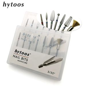 Klänningar hytoos 7 st/set carbide diamant nagelborr bit set 3/32 