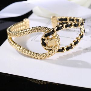 Designer Woman Men Chanells Bangle di moda di moda Luxury Lettera C braccialetti Donne Open Bracciale Gioielli Oro Gift Ciccies 7256
