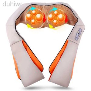 Full Body Massager U Shape Pillow Massage Car/Home Use Neck and Back Massage Shoulder Infrared Heated Shawl Electrical Shiatsu Body Massager 240407