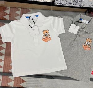 Designer Children039s TShirt for Boys Girls Kids Short Brand Summer Polo Shirts Child Toddler 100 Cotton Cartoon Tee Tops Clo7385619