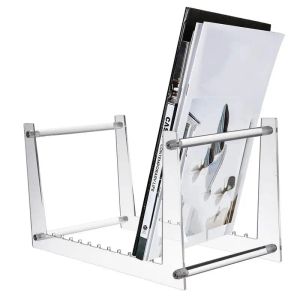 Racks Record Record Record Record Display Organizer Stand para desktop Portable and Modern Record Display Holder para foto do álbum Photo