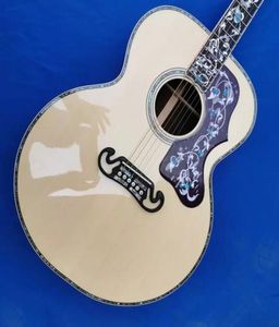 2021 Akustisk gitarr43Inchs strängar Spruce Solid Wood Panel Coco Back Plate 9182815