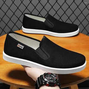 Casual Shoes Men's Canvas Soft Sole Sneakers Spring Autumn Lightweight Round Head Walking Watch Trainers Sapatos Masculino