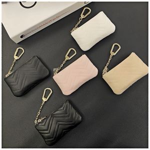 Fashion trend coin wallet card bag Classic key bag compact card bag storage bag