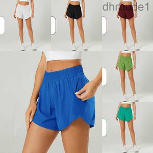 Lu Lemen Inch Short 5 Sports Fitness Hotty Hot Yoga Outfits for Woman Casual Gym Shorts Loose with Zipper Pocket Summer Run Jogger Athletic Quick Dry Track P 745Y