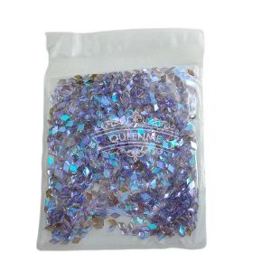 Eyeliner Wholesale 1440pcs Aurora Violet Nail Art Fancy Rhinestones Flatback non Hot Fix Rhinestones Cristallo di chiodo di champagne pietre di vetro