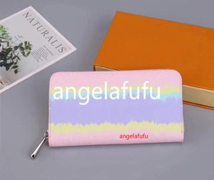 2020 Nytt lädermjukt läderlångt sektion av kreditkortspaketet Män och kvinnor Plånbok Fashion Leisure Card Mapp Wallet9171284