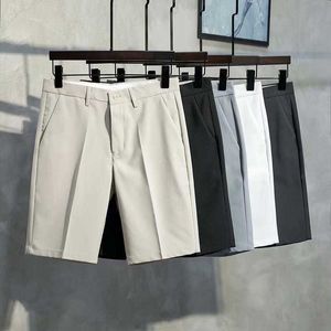 Marca de moda de verão inserlos casuais masculinos coreanos magros calças finas calças finas de calças retas de traje solto