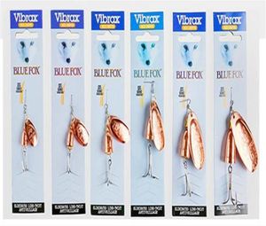 Metal Jigs Spinnerbaits Balıkçılık Cazibesi 6 Boyut 3 Renk Bas Fishing için Tatlı Su Döndüren Yem Kancası242x1922109