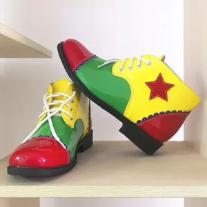 Sapatos casuais 2024 homens palhaço suprimentos de dramatização de performance artística e mostram legal