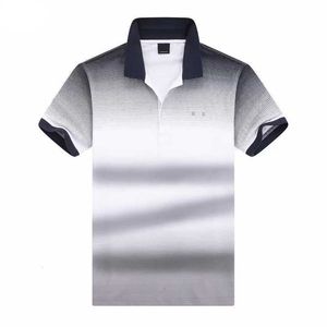 Bosss Polo Shirt Mens Designer Polos T Shirts Casual Business Golf T-Shirt Pure Cotton Short Hermes T-Shirt 2024 Fashion Märke Summer Top Clothes Tddb