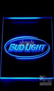DHL 7 Colori Onoff Switch Bud Light Bar Beer Bish LED Segni di luce neon intera dropship 0019669387