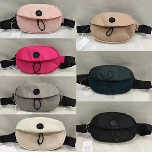 Lu em todos os lugares Fanny Pack Pack Saco de cinto de peito Mulheres esportes de ioga Pão de correr bolso de bolso de fleecelas de viagem Pacote de cintura portátil Sacos de cintura à prova de água portátil bolsa