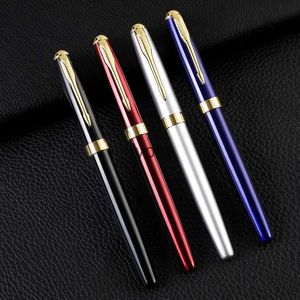 Fountain Pens Eddie Black Black Business Metal Pen Pen Office Signatura Regali di articoli di Giusti Gift H240407