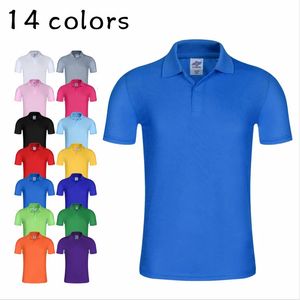 Solid color polo shirt summer short sleeved high-quality price ratio shirt paradigm daily button top 14 colors 240407