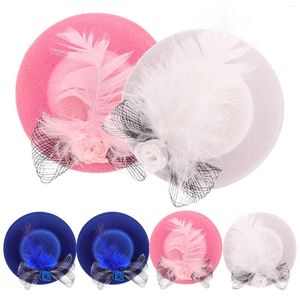 Dog Apparel 6 Pcs Hen Hat Interesting Chicken Hats Wear-resistant Decor Funny Compact Hamster Accessories Dome Parrot