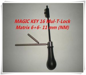 Ny produkt av hög kvalitet avkodare Locksmith Tools Magic Key 16 Multlock Matrix 6 6 16 MM NM Reparationsverktyg227v2696251