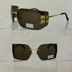 Óculos de mascaramento Mumu54 Designer quadrado Óculos de sol acetato Metal Moda