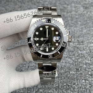 4 Style Super N Factory Watch 904L Steel Men's 41mm Black Ceramic Bezel Sapphire 126610 Diving 2813 9002 537566