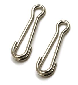 100 pezzi di pesca inossidabile Snaps hawaiano Swivels Forza per bassi di pesce marino Tackle di pesca a carpa crappie Attrezzatura da pesca 3835015