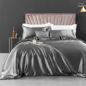 Bedding Sets Premium Nordic Luxury Gold Soft Bed Duvets & Pillowcase Quality Quilt Cover Summer Set For Single Doublle