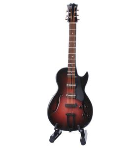 Drewniane mini instrument elektryczny Model Model Guitar Drewen Miniature Instrument Guitar Toys1256784