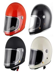 Motorradhelm Full Face Vintage für Dirt Bike Cafe Racer Casco Mokular Cool Custom Motocross Capacete Capacete Chopper Cruiser9817754