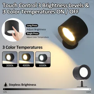 Wall Lamps Modern Touching USB Charging Sconces 3 Brightness Levels Color Modes Lamp For Bedhead Bureau Cabinet Dining Room