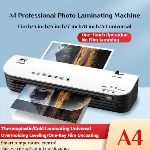 Laminator Osmile SL299 A4 Lamineringsmaskin Portabel hem Laminator Snabbförvärmning för fotokontraktskontrakt Kontorstillbehör