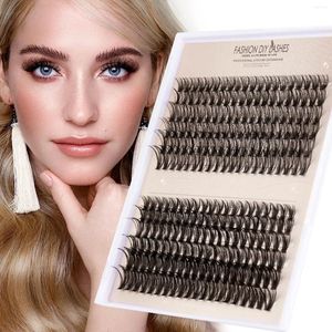 Falsche Wimpern Wimpernsimulation Dicke DIY-Abschnitt Einkluster-Grade-Großhandel DIY-SET-033