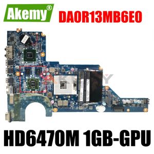 Moderkort DA0R13MB6E0 DAOR13MB6E1 för HP G4 G41000 G6 G61000 G71000 Laptop Motherboard med HD6470M 1GBGPU 636375001 650199001