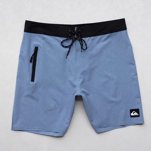 Najlepsze profesjonalne klej laserowy męskie Bermuda Wodoodporna 4way Strech Board Shorts Quikdry Beach Surf Pants Swiming Trunks 240407