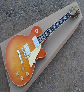 Sklep niestandardowy 60. rocznica 1959 standardowa gitara elektryczna w wolnej mrożonej herbaty Fade Vos China Made Guitar9163852