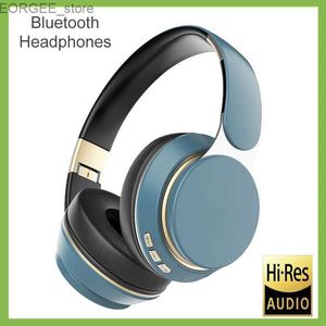 Cep Telefonu Kulaklıklar Kablosuz Kulaklıklar Bluetooth kulaklıklar TFSD Kart Oynatma Kulaklıkları Mikrofon Bas Müzik ve Oyun Kulaklıkları Y24 için Katlanabilir Destek Y24