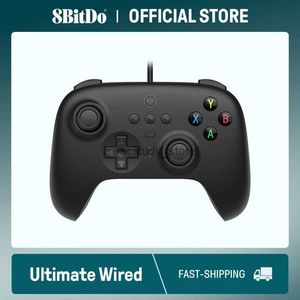 Spelkontroller Joysticks 8 Bitdo Ultimate Controller Wired USB Kompatibel med Windows 1011 Steam Deck Q240407