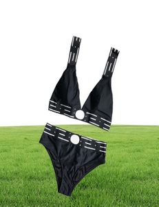 مصمم بيكينيس امرأة تسبح ارتداء بيكيني Twopiece مع رسالة للسباحة الصيفية