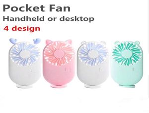 Gadgets Taşınabilir Şarj Edilebilir USB Şarj Soğuk Çıkarılabilir Mini Açık Fan Pocket Katlanır Fan Partisi Favor9682440