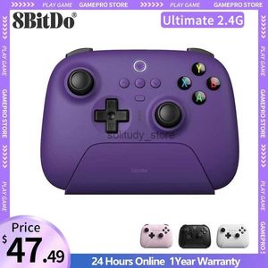 Game Controllers Joysticks 8BitDo Ultieme 2.4G controller hall joystick with multifunctional dock support Steam deck Windows 10 Android Fupenzi Pi Q240407