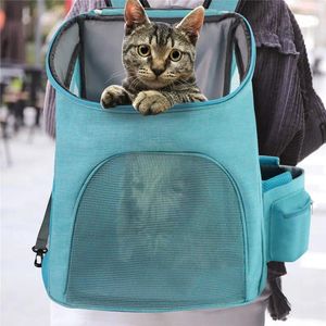 Cat Carriers Pet Shoulder Bag For Dogs Small Animals Ventilated Breathable Dog Carrier Backpack Hiking Travel Camping Outdoor Use