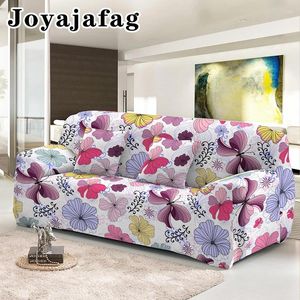 Stolskydd 3D -tryckta fjärilsslipcovers soffskydd för vardagsrumssektionssoffa 1/2/3/4 sits L Form Sofas Behöver 2 st