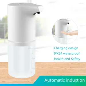 Liquid Soap Dispenser 350ml Automatic USB Charging Infrared Induction Foam Bathroom Kitchen Hand Sanitizer Touch Accessories