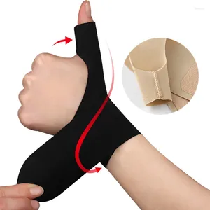Suporte de pulso Mangas de polegar de mão respirável Brace de mão alta elástica de compressão Protetor de manga 1pcs