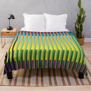 Blankets Carlos Cruz-Diez Throw Blanket Kid'S Bed Linens For Sofa Fluffy Soft