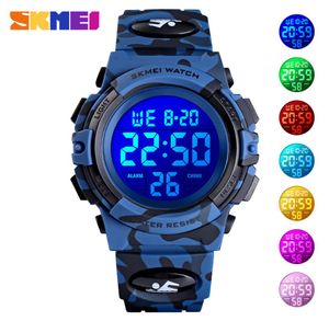 Skmei Digital Kids Watches Sport Kolny wyświetlacz Dzieci zegarek na rękę COURK BOYES RELOJ WATK RELOGIO INFANTIL Boy 15488816566